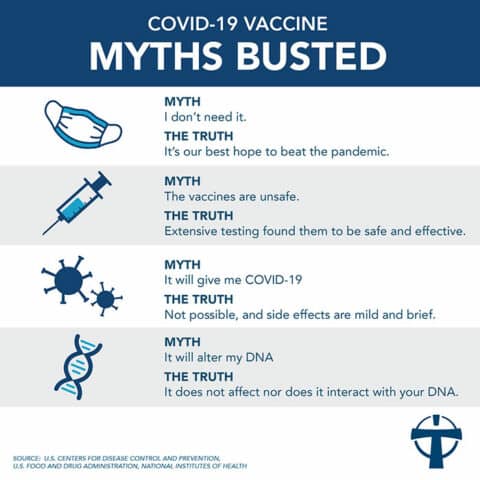 myths debunked vaccines misleading safe received yourself