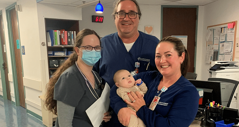 Local mother grateful for Our Lady of Lourdes Women’s & Children’s Hospital PICU after baby son receives life-saving care