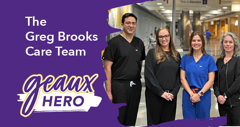 Geaux Hero: LSU Football Star Greg Brooks Jr. Gets Expert Care for Rare Brain Cancer from Our Lady of the Lake