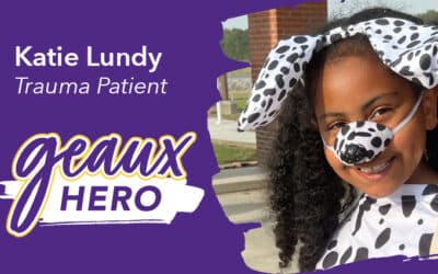 Geaux Hero: Resilient Young Patient Recovers from Dog Bite Thanks to Our Lady of the Lake Children’s Hospital