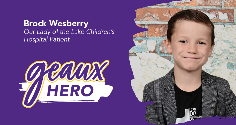 Geaux Hero: Brock’s Strength Through Kidney Disorder